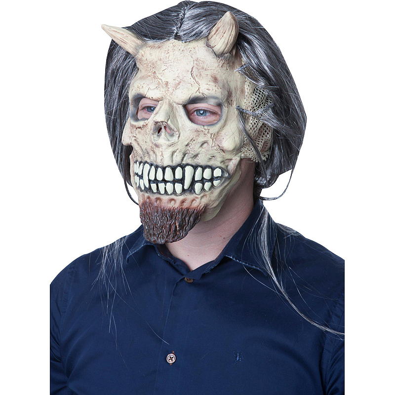 Halloweenmask för byte av tid