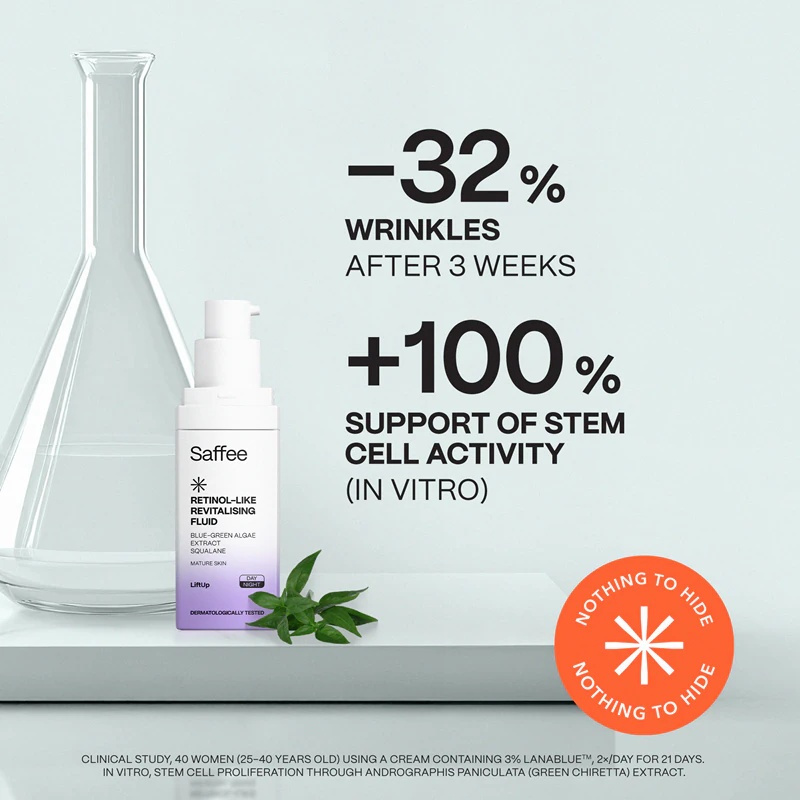 Saffee LiftUp ревитализујући флуид сличан ретинолу