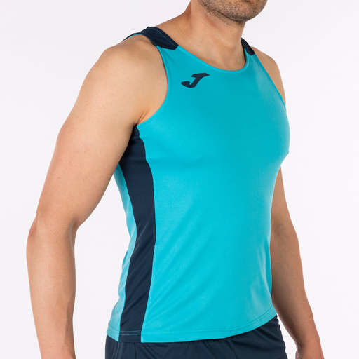 Camiseta Tirantes Joma Record Ii Turquesa Flúor Marino