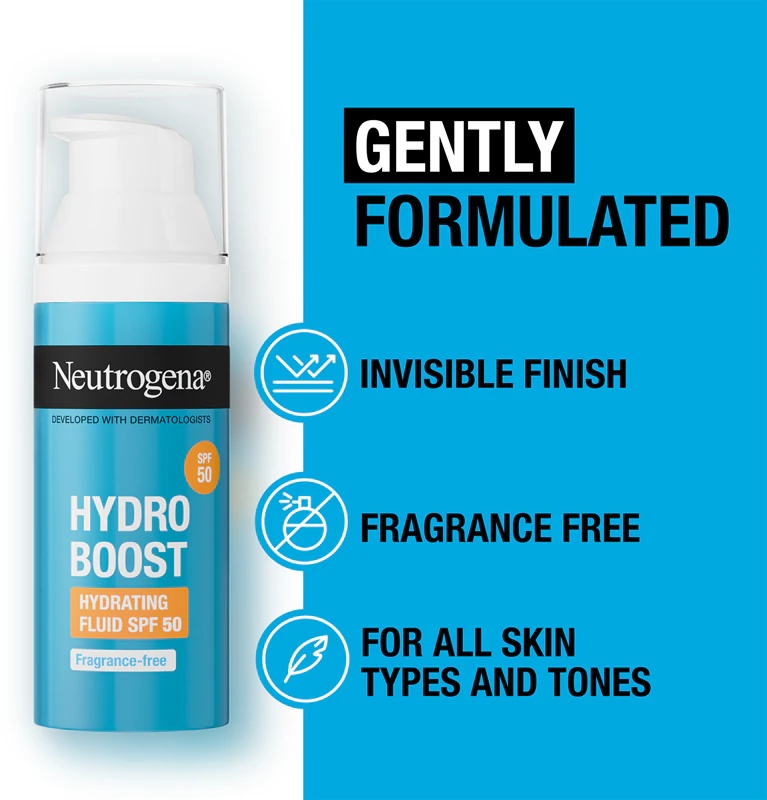 Neutrogena Hydro Boost® lahka vlažilna krema z zaščitnim faktorjem 50