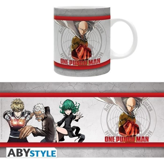 Taza de One Punch Man - 320 ml - Héroe - Sublime - con caja - ABYstyle