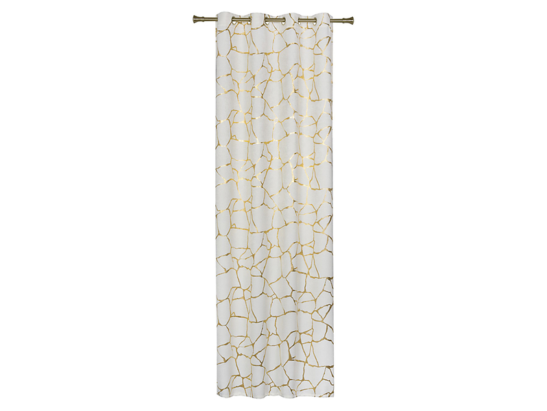 Zasłona Wuste przelotki 135x260 cm beżowa