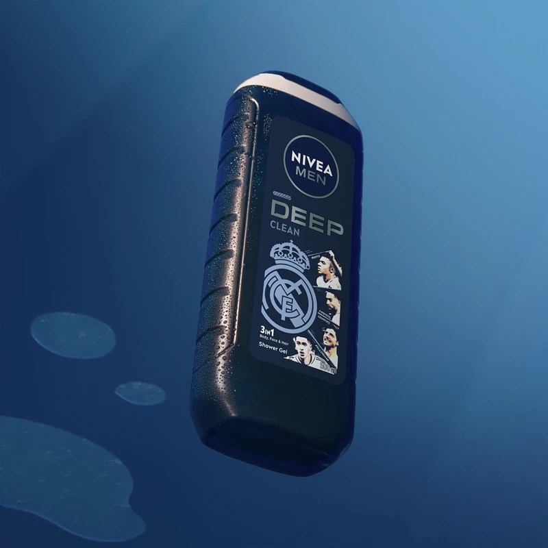 NIVEA MEN Real Madrid хидратантни гел за туширање 3 у 1