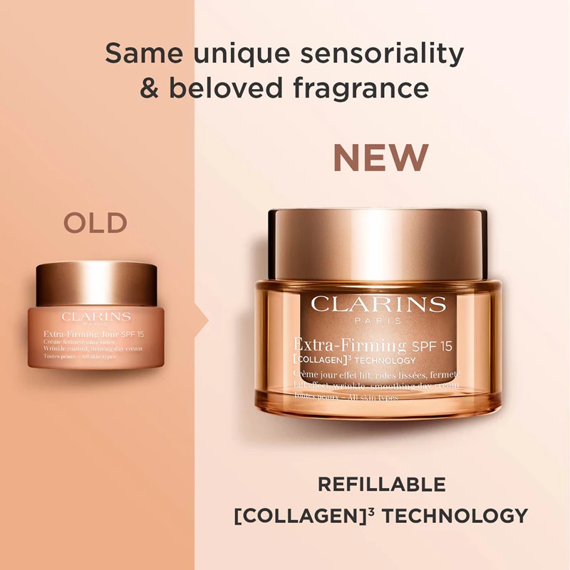 Clarins dnevna krema za ekstra učvrstitev kože SPF15, polnilo