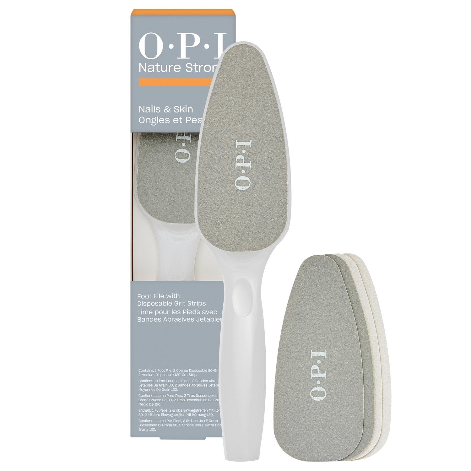 OPI obojstranný pilník na nechty, jednorazový pásik, zrnitosť 80/120 – 1 kus