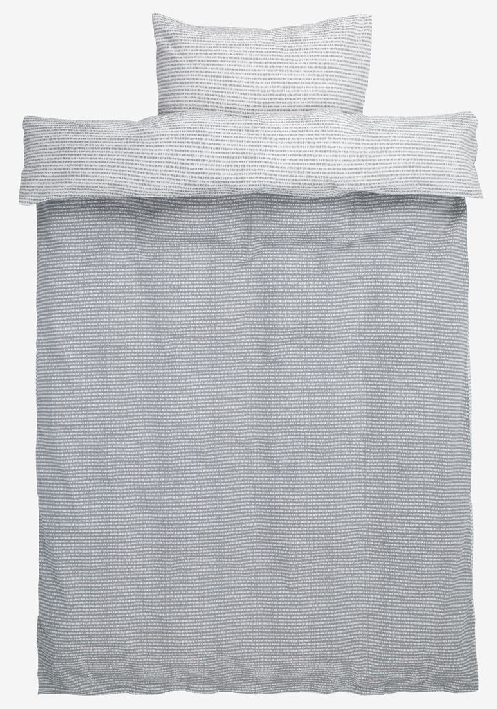 LOLA plus Crepe LOLA set posteljine 140x200 siva/bijela