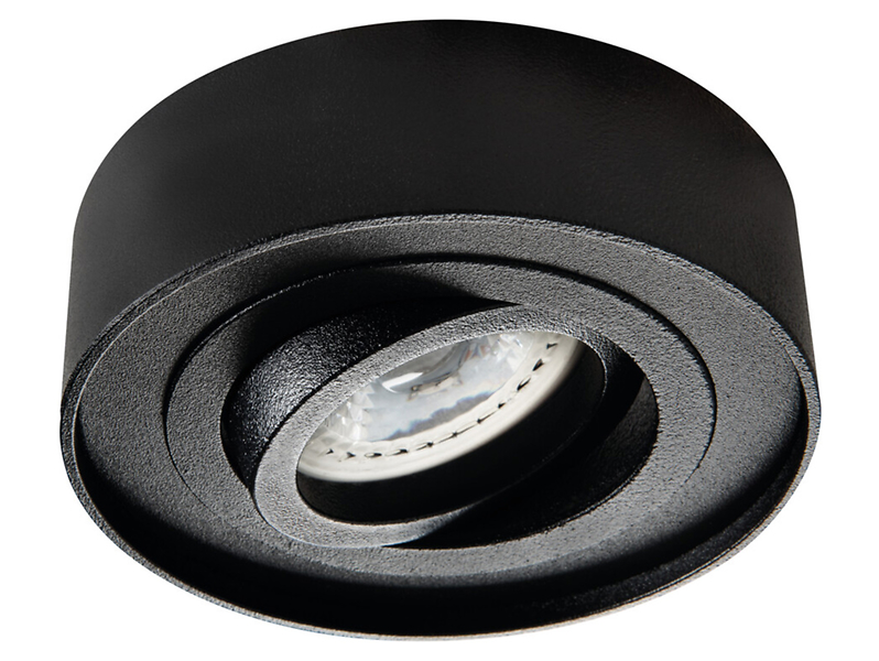 Lampa sufitowa Mini Gord aluminiowa 9,8 cm czarna