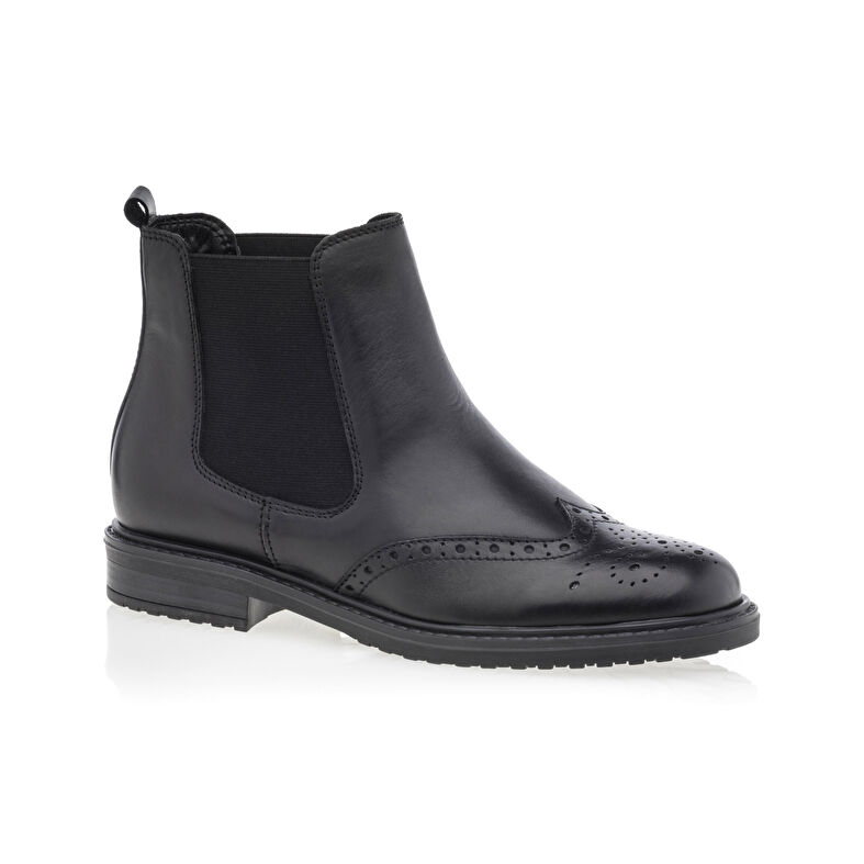 Schwarze Damenstiefel / Stiefeletten