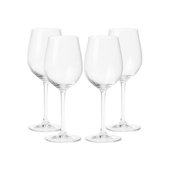 Copa de vino - EDANTI - EDANTI - Juego de 4 - 500 ml - Estría delicada
