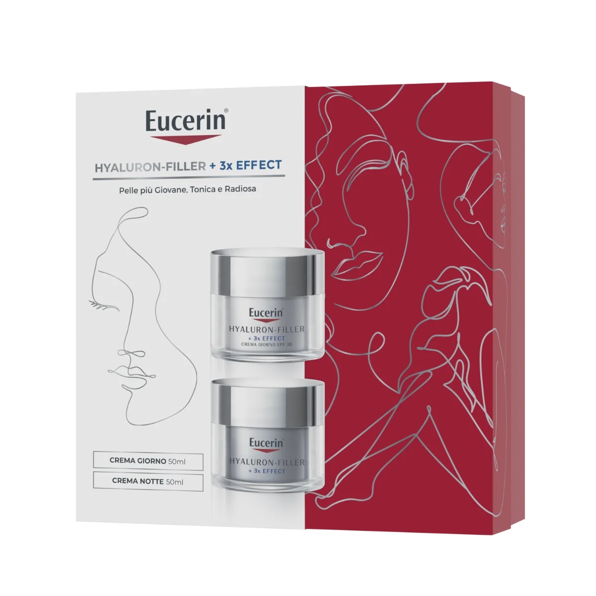 Eucerin Kit de Natal Eucerin Creme Antienvelhecimento Diurno e Noturno Hyaluron Filler