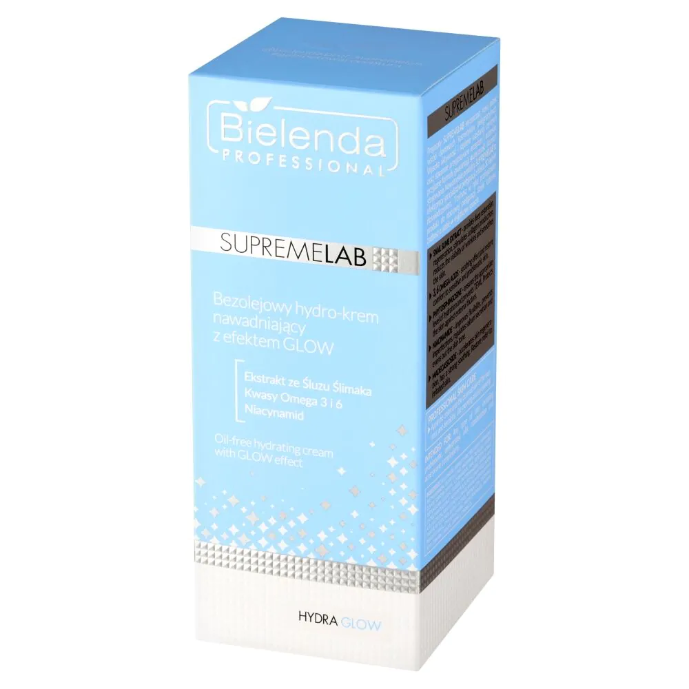 Bielenda Professional Supremelab Hydra Glow Bezolejowy hydro-krem nawadniający