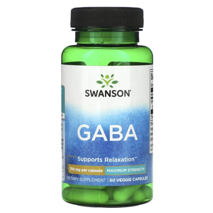 Swanson GABA Forte 750 mg.