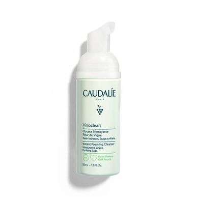 „Caudalie Vinoclean“ valomosios putos su vynmedžių žiedais, drėkinamosios ir valomosios valomosios putos, 50 ml