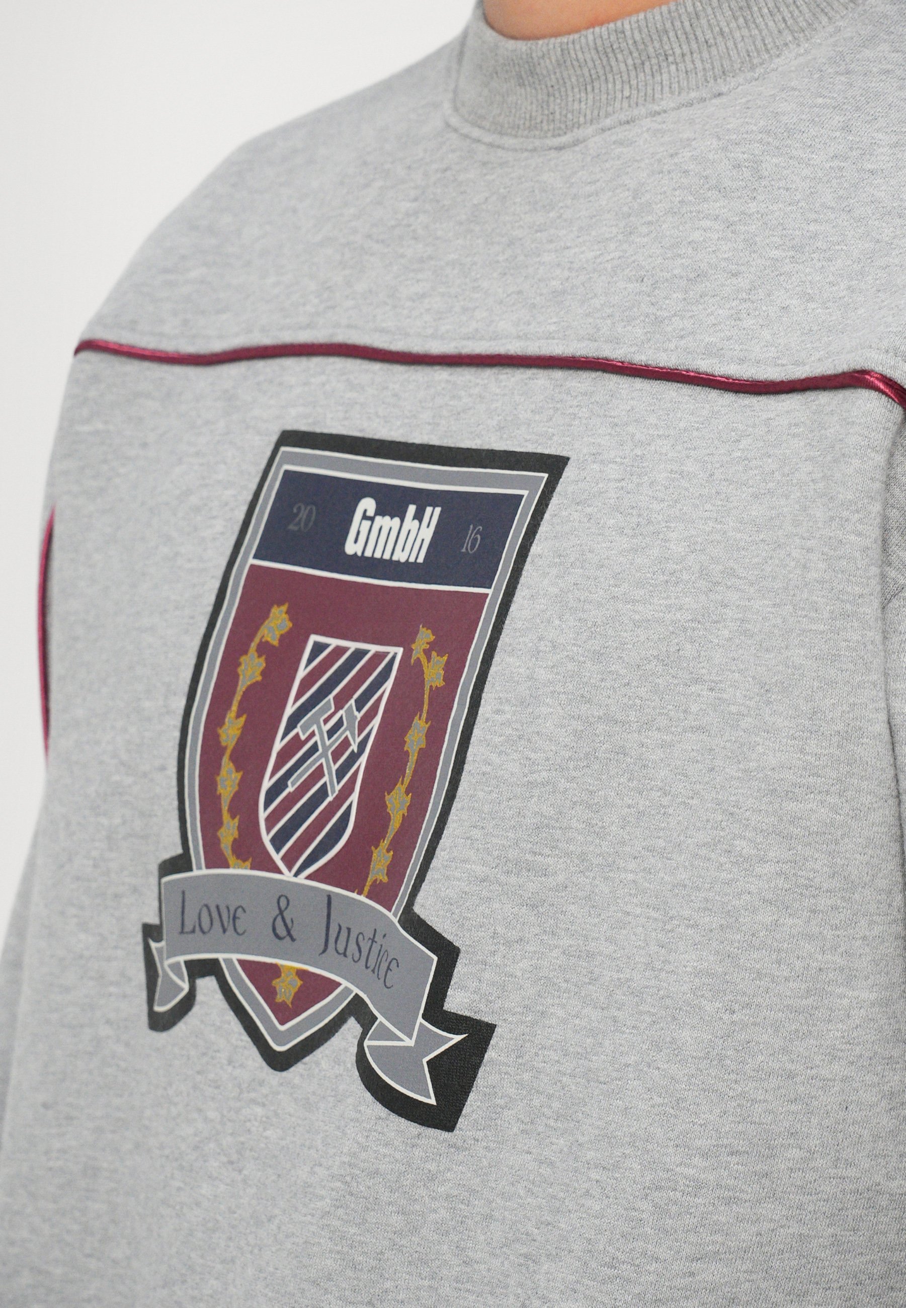 GmbH JUSTICE UNISEX - Sweatshirt - grijs gemêleerd