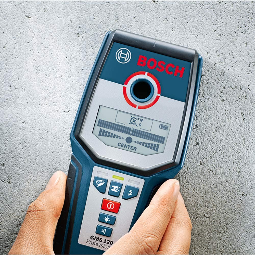BOSCH GMS120 0601081000 Metall- og strømførende ledningsdetektor
