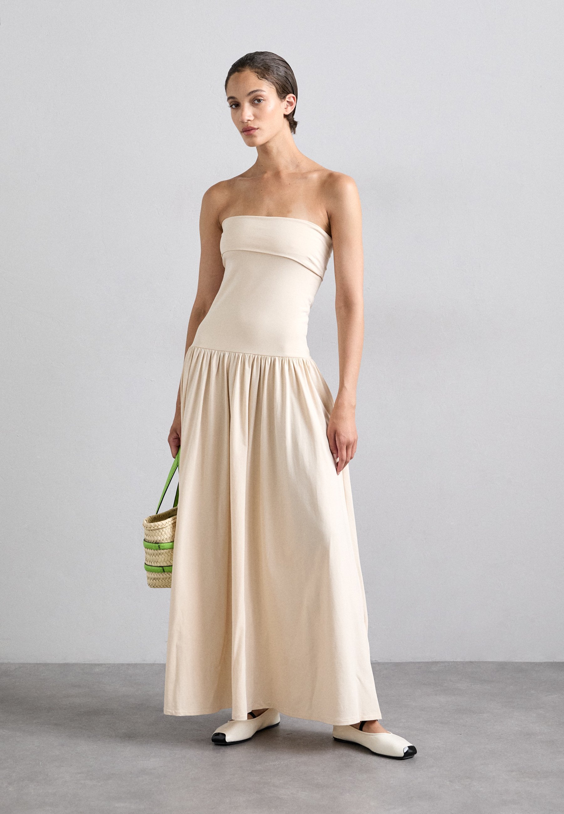 By Malene Birger MARCIELLA - Robe longue - oyster gray sol