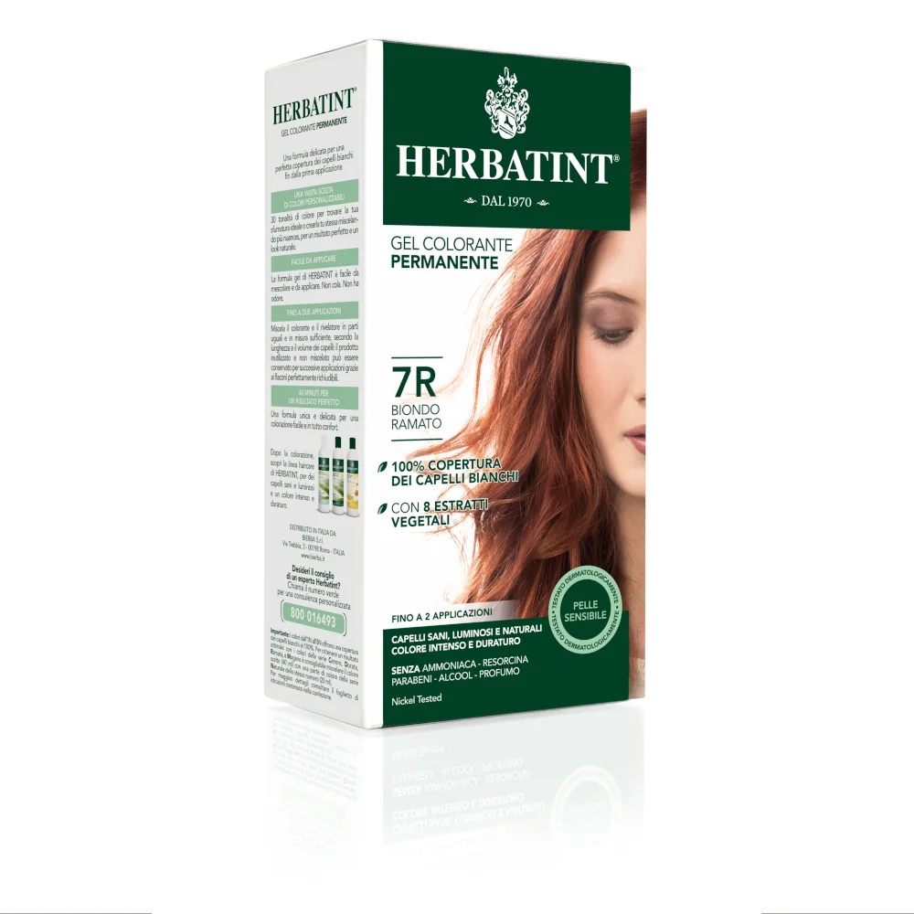 HERBATINT Herbatint Coloration Permanente Gel 7R Blond Cuivré 150 ml