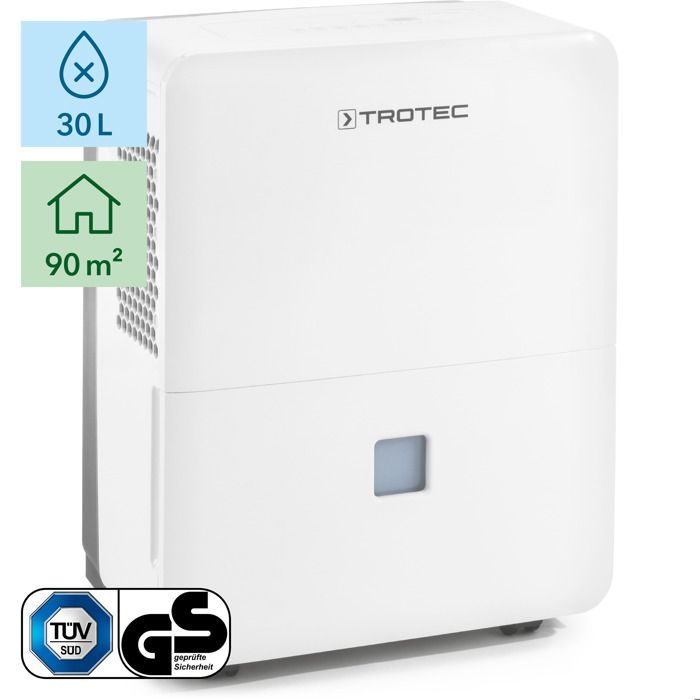 TROTEC TTK 96 E Dehumidifier - max. 30 l/day - 2 speeds - White