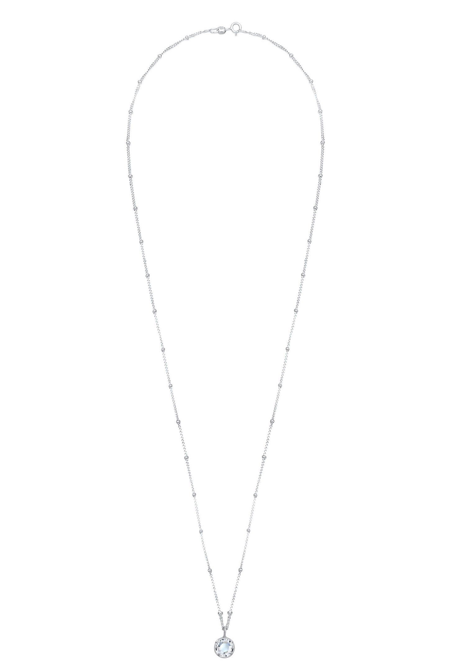 Elli Femme Pendentif Élégant avec Cristaux en Argent Sterling 925