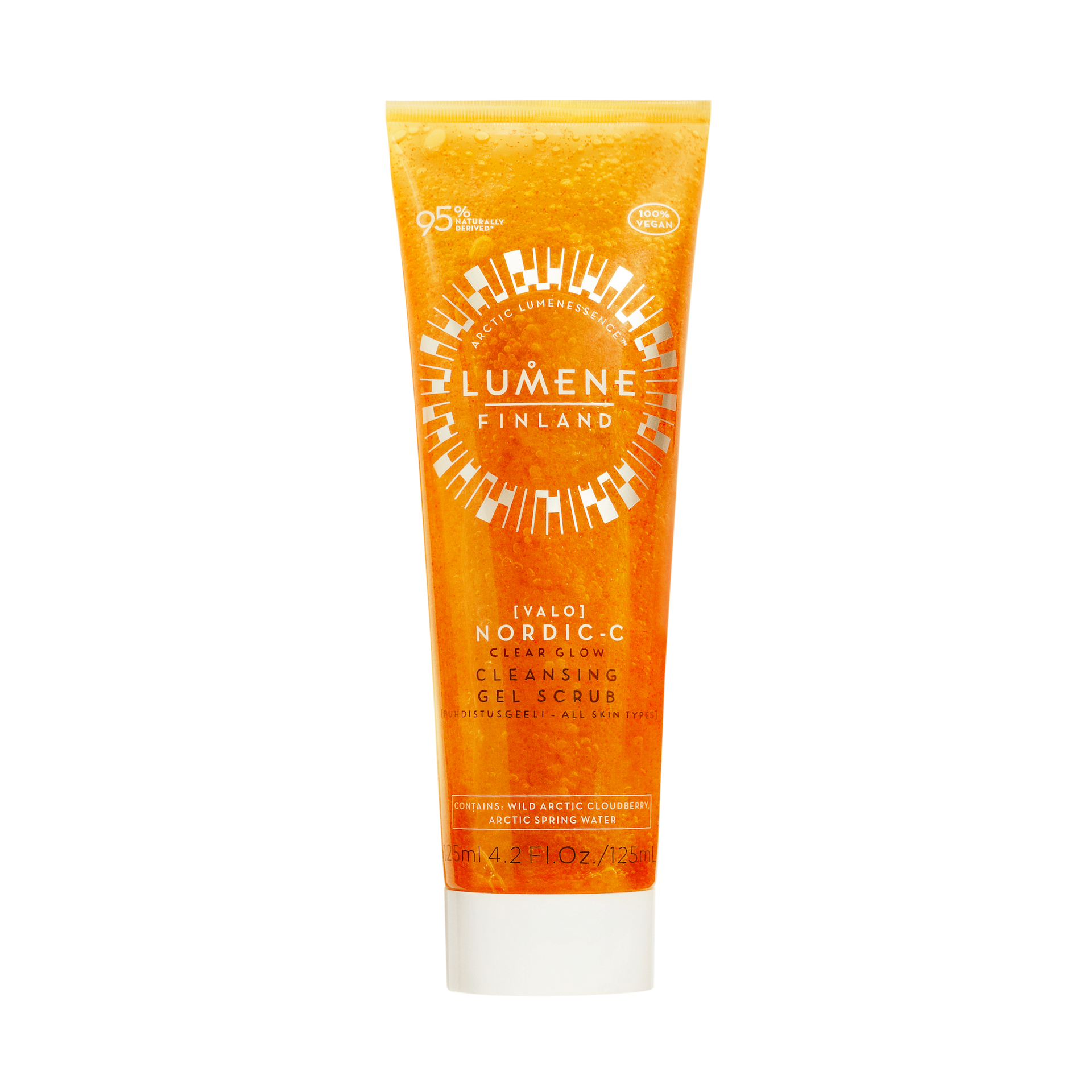 Nordic-C Clear Glow arctisztító gél bőrradír 125 ml - Lumene