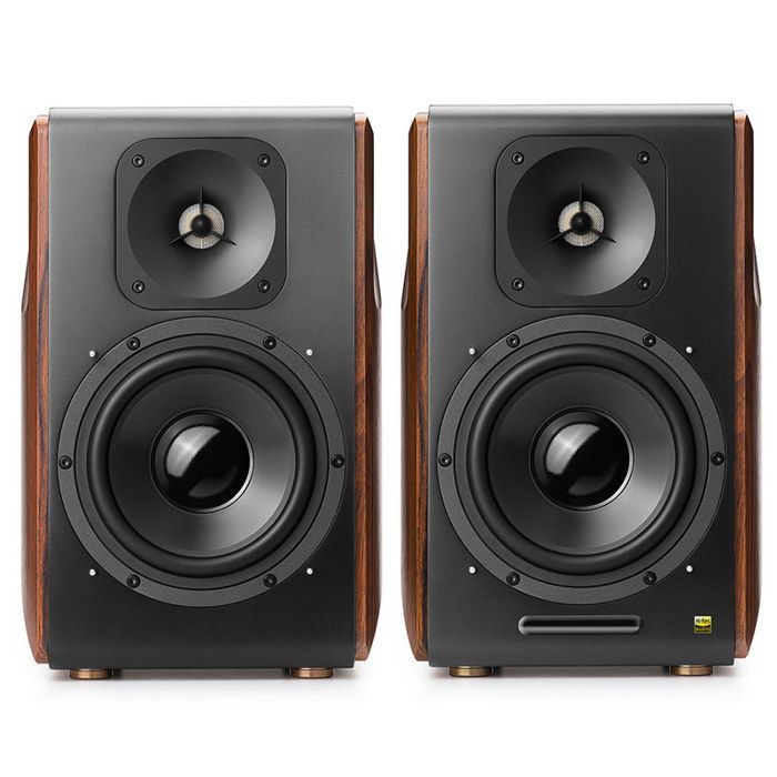 Caixas de som sem fio - Edifier - S3000Pro - Marrom - 60W - 2 alto-falantes