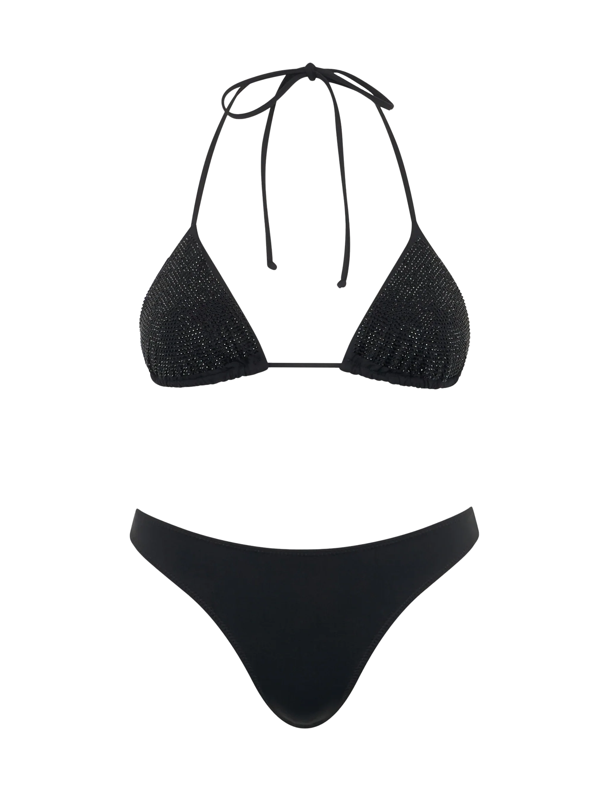 Annabelle Virgo dames triangelbikini met strasssteentjes