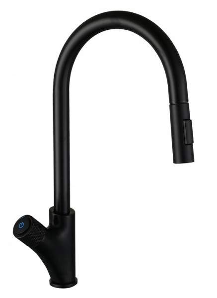 Bateria kuchenna czarna press pull-out do zlewu Q