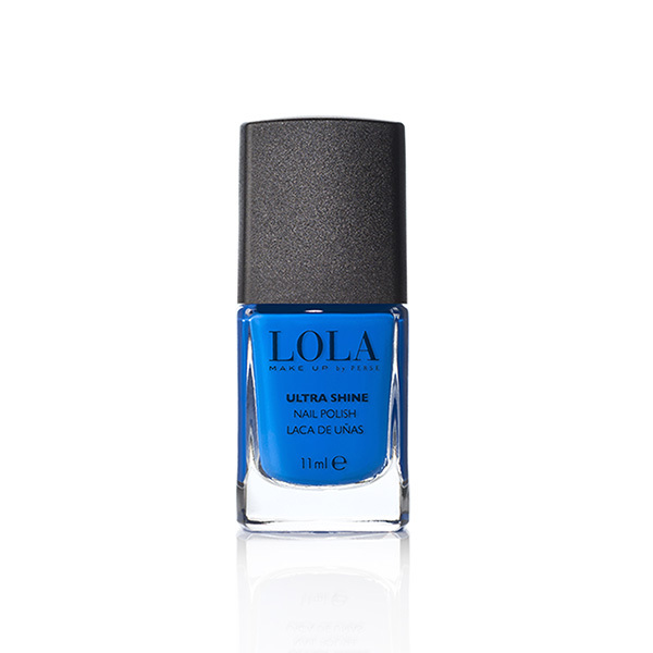 Smalto per unghie LOLA MAKE UP #10 Formula gratuita 058 Blu Malibu
