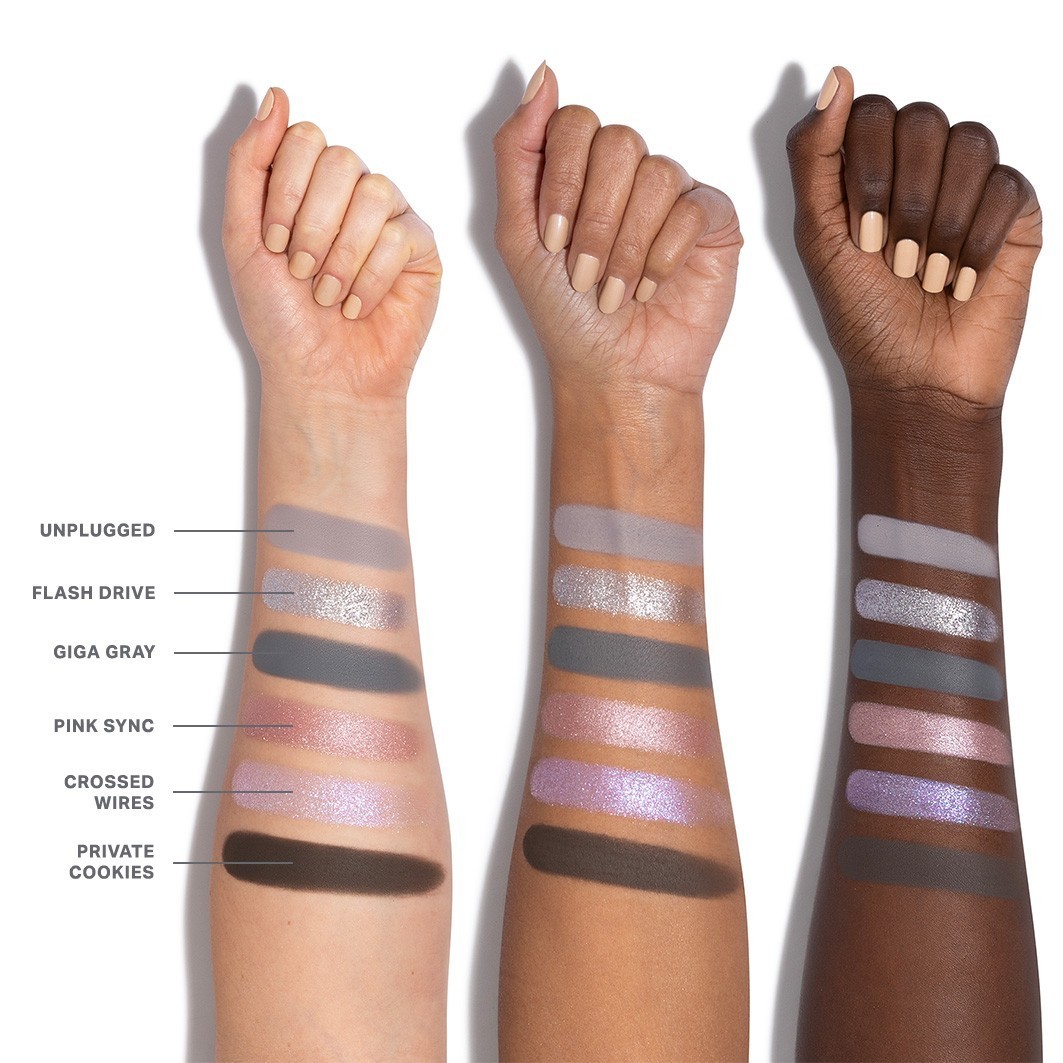 Morphe Cyber Chrome paleta sjenila za oči (6 komada) – 7,5 g