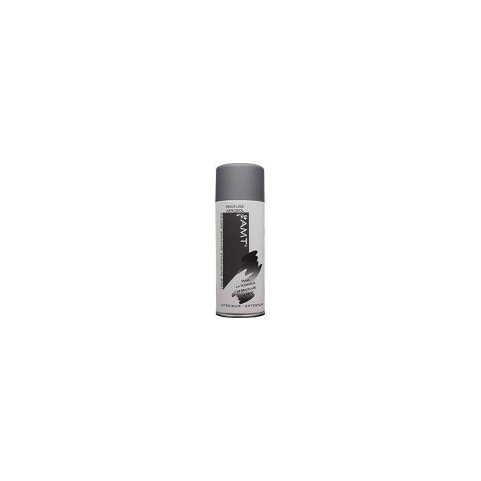 Peinture aérosol - 10 - Gris Mat - 330 ml - Résistance après séchage - Pour tous supports