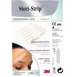 Steriele pleisters 3M Steristrip voor het hechten van kleine wonden 6x100 mm, 10 stuks