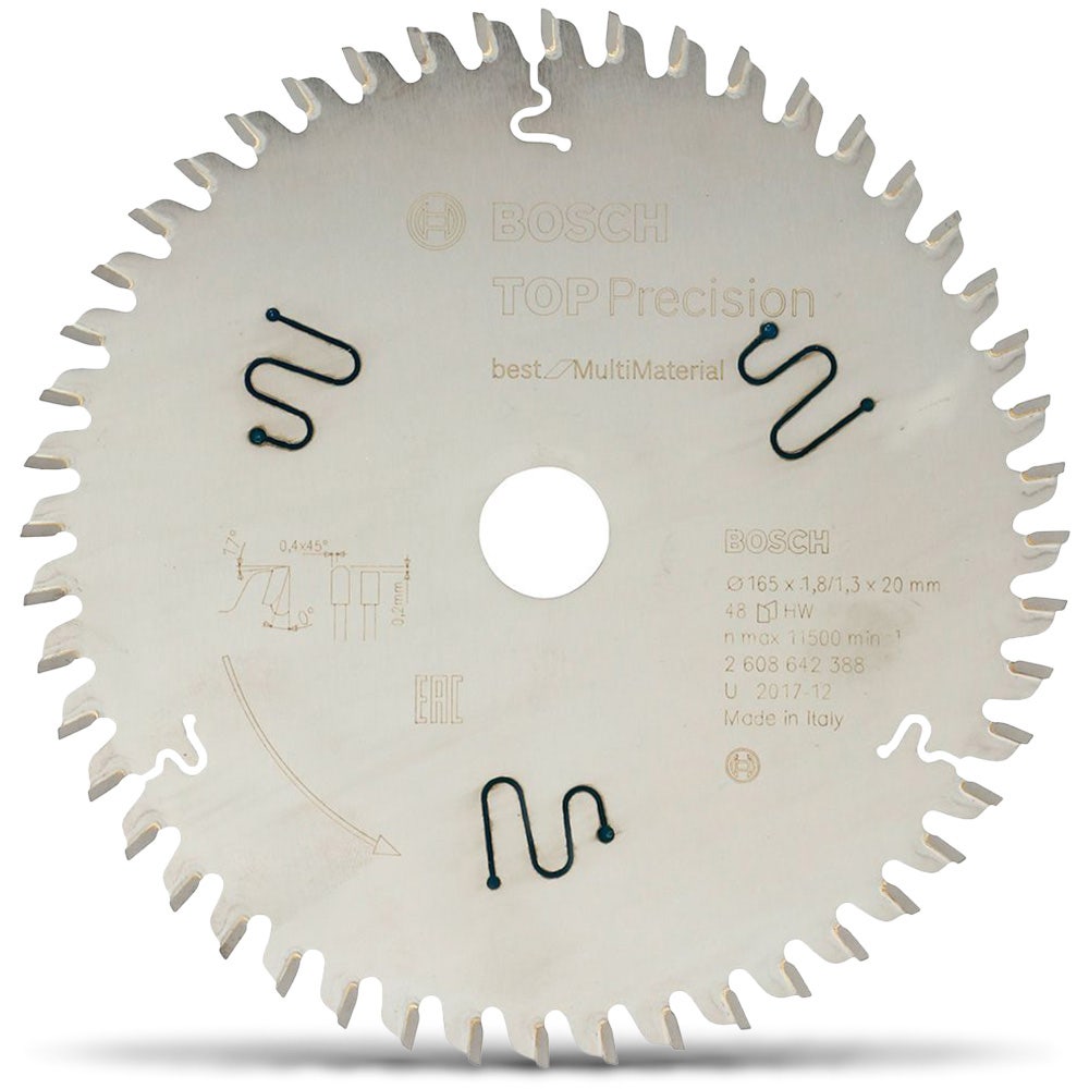 BOSCH 165 mm 48 tenner TCT multimaterialesagblad - Stikksager - BEST for kutting av flere materialer