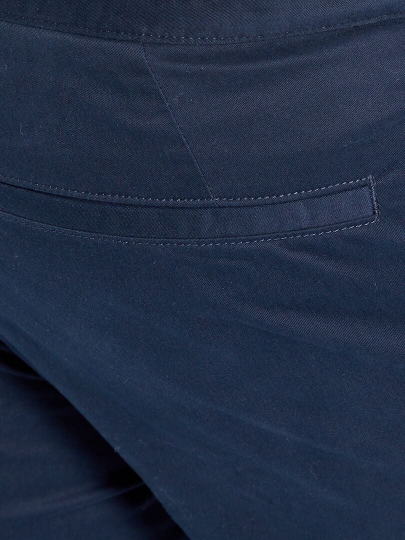 Slim fit chino broek maat L34 - blauw