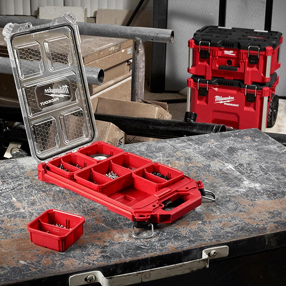 Organizador compacto de baixo perfil MILWAUKEE PACKOUT™ 48228436