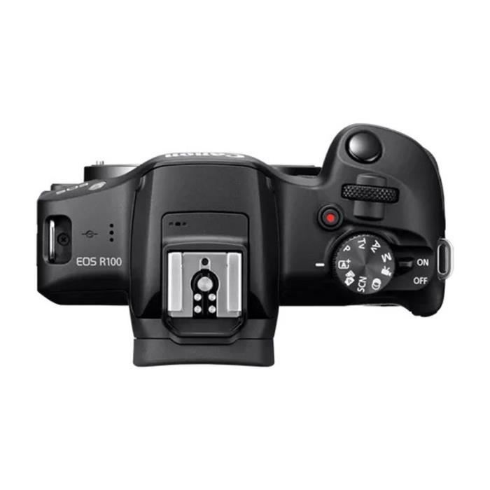 Canon EOS R100 hybrid camera + RF-S 18-45mm f/4.5-6.3 IS STM lens