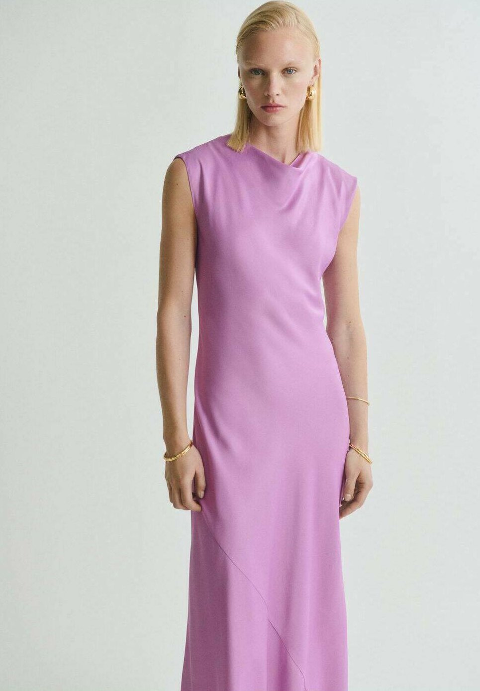 Mango MIDI - Cocktailjurk / Feestjurk - paars