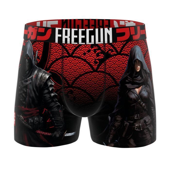 Freegun Boys' Boxer Shorts - Red (Pack of 3)