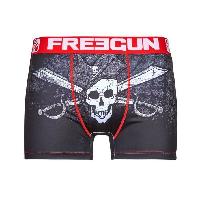 Calzoncillos bóxer Freegun para hombre - Rojo (Paquete de 5)