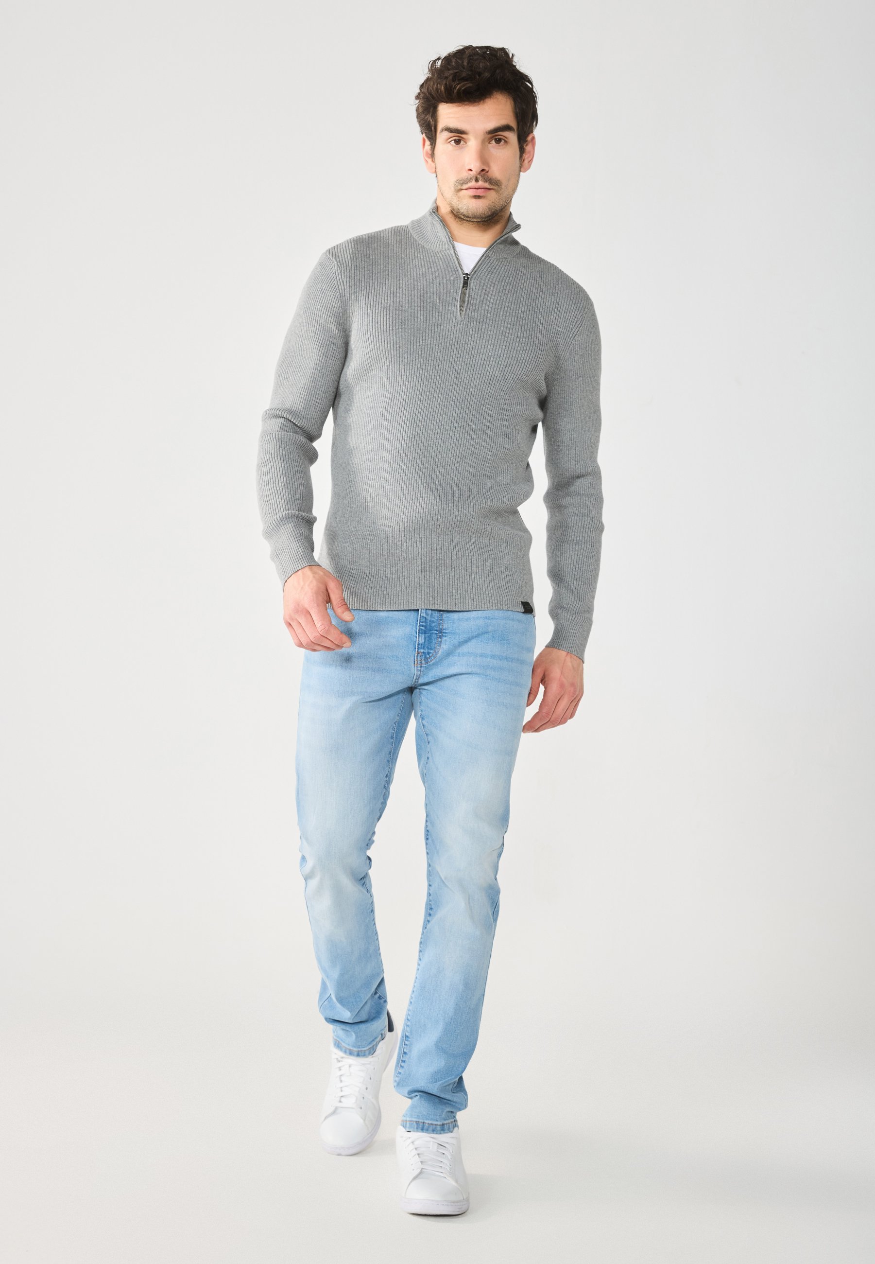 Pier One trui - gemêleerd grijs
