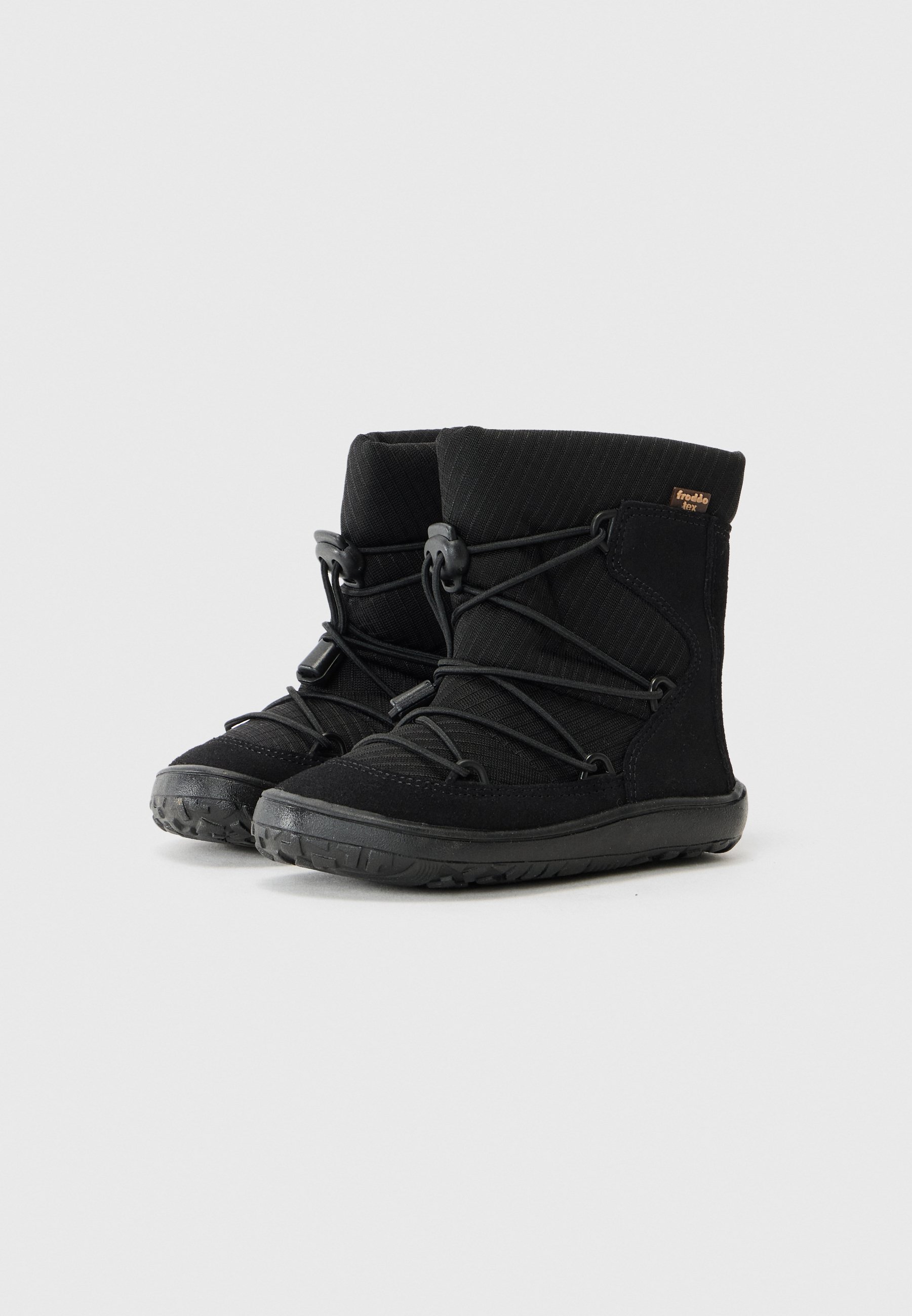 Froddo BAREFOOT TEX TRACK WOOL UNISEX - Vinterstøvler - black