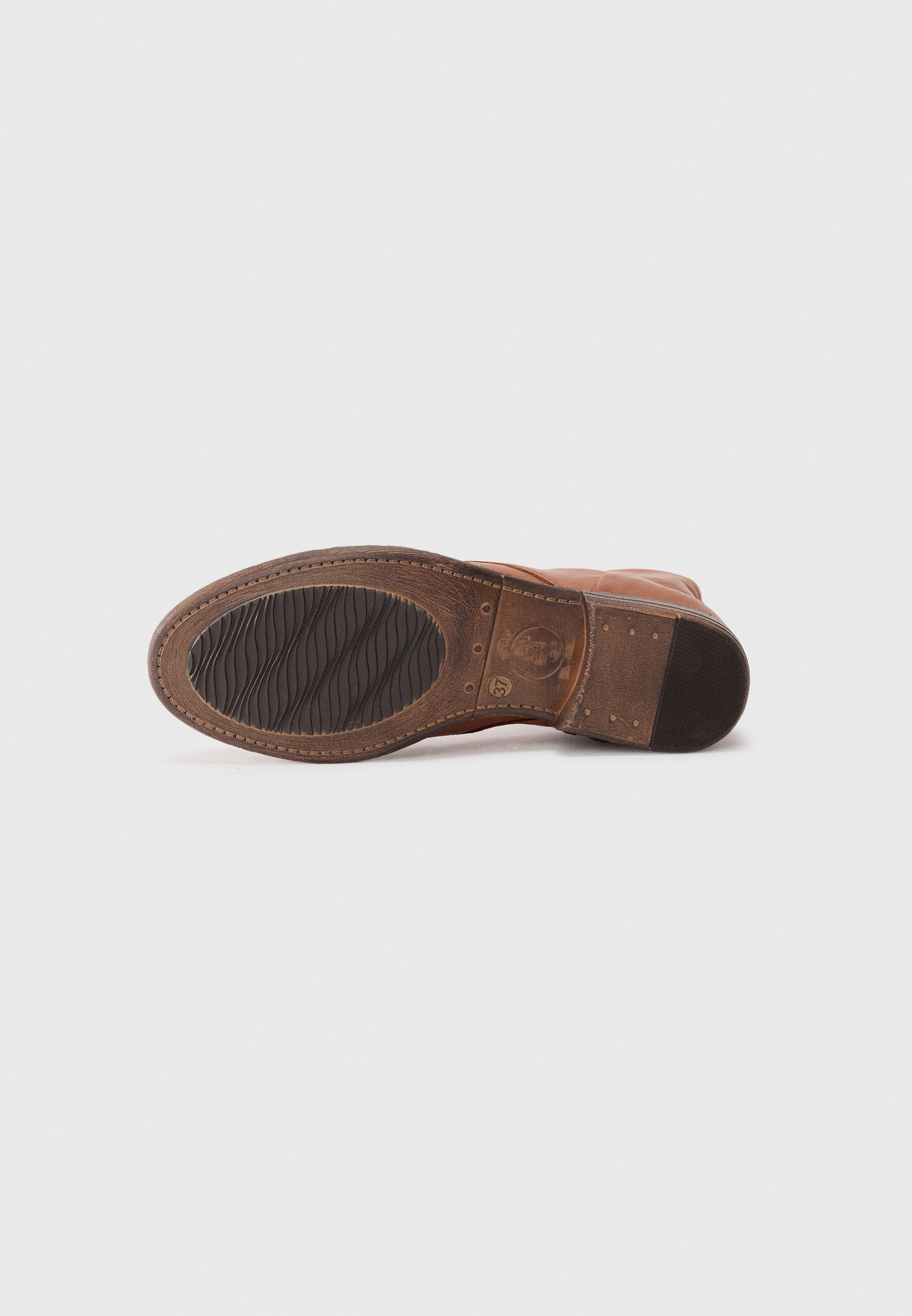 Anna Field LEATHER - Snørestøvletter - cognac
