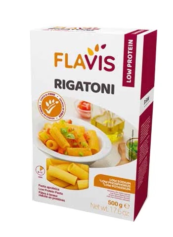 FLAVIS MEVALIA Mevalia Flavis Rigatoni Valguvaba Pasta 500 g