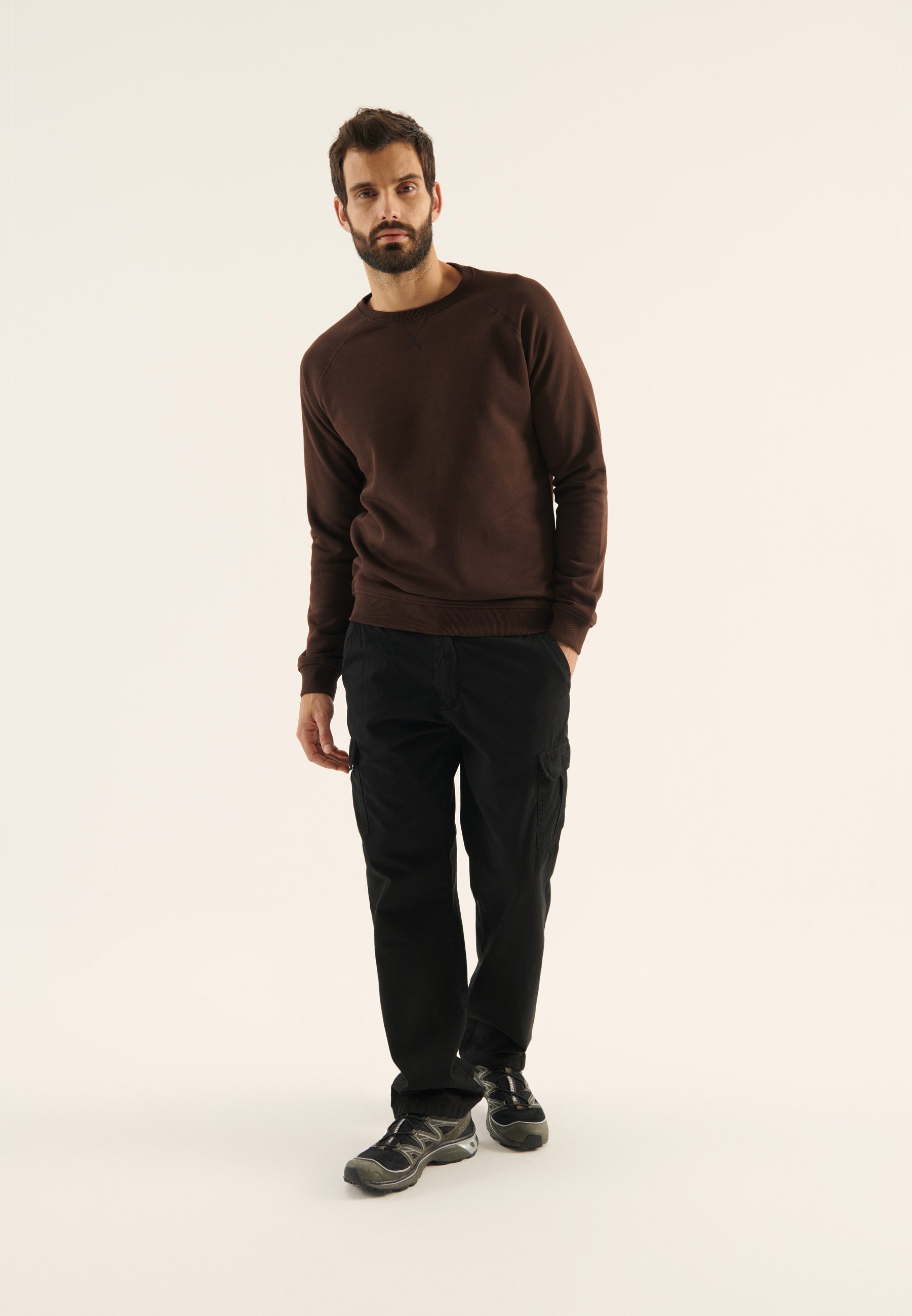 Sweat-shirt Pier One - marron foncé