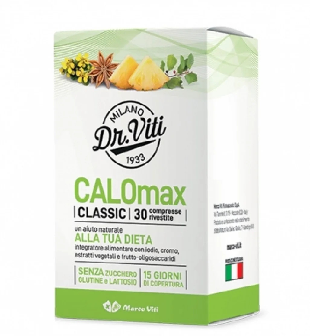 MARCO VITI Dr. Viti Calomax Classic 30 tabletten Voedingssupplement ter versnelling van de stofwisseling