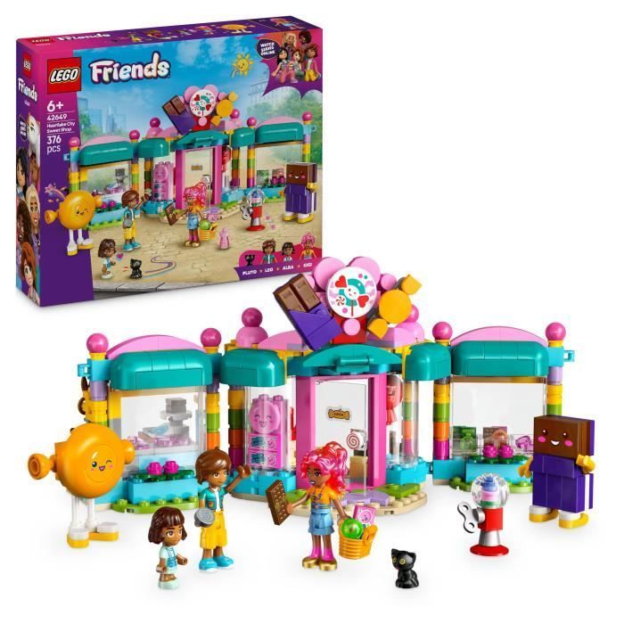 LEGO Friends 42649 Heartlake City Candy Shop - Building Toy for children aged 6 and up