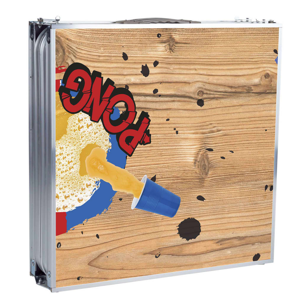 Sklopivi stol za pivski tenis od visokog MDF-a i aluminija 240x60x55 cm