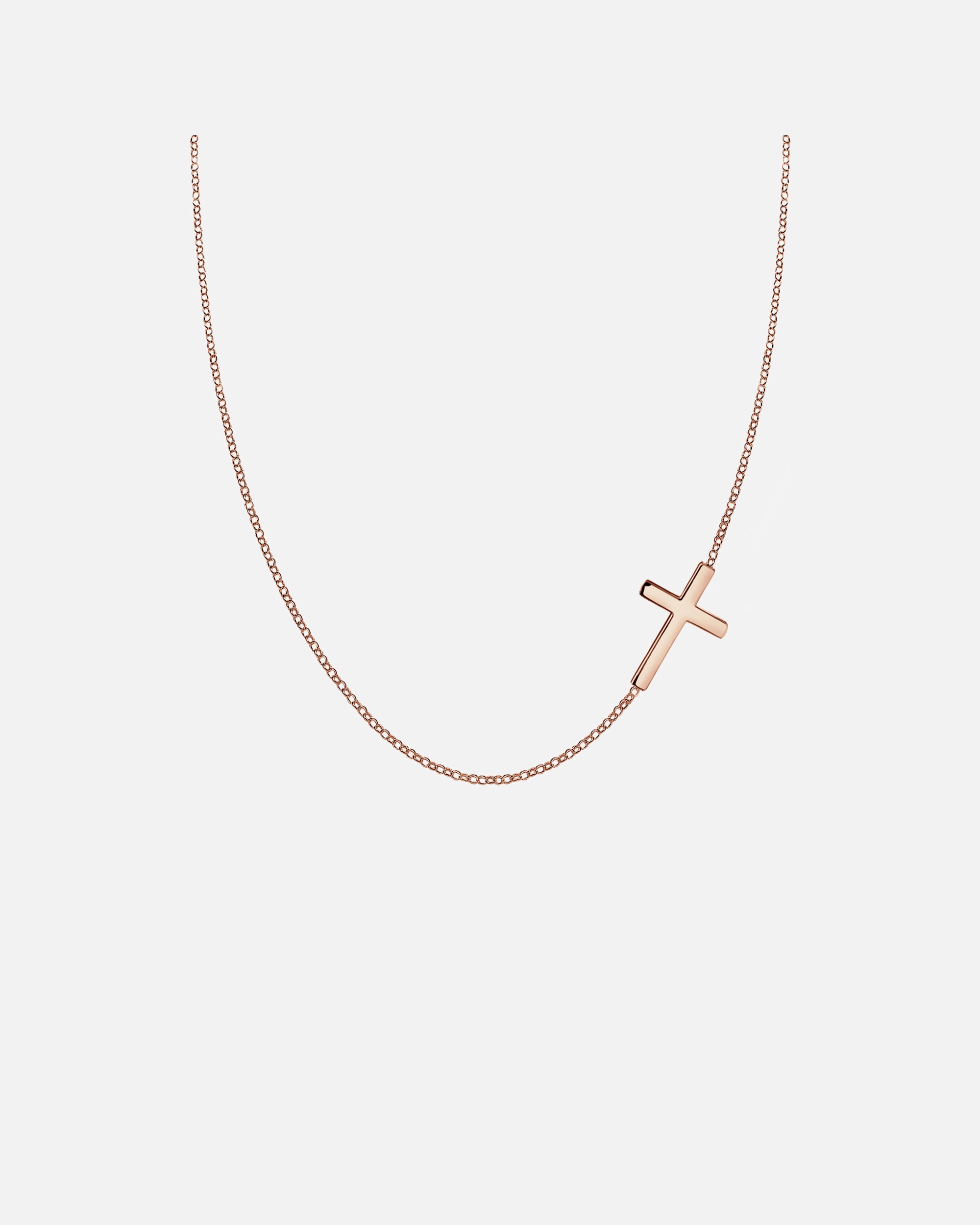 Elli Femmes Croix Pendentif Religion Basique en Argent Sterling 925 Plaqué Or