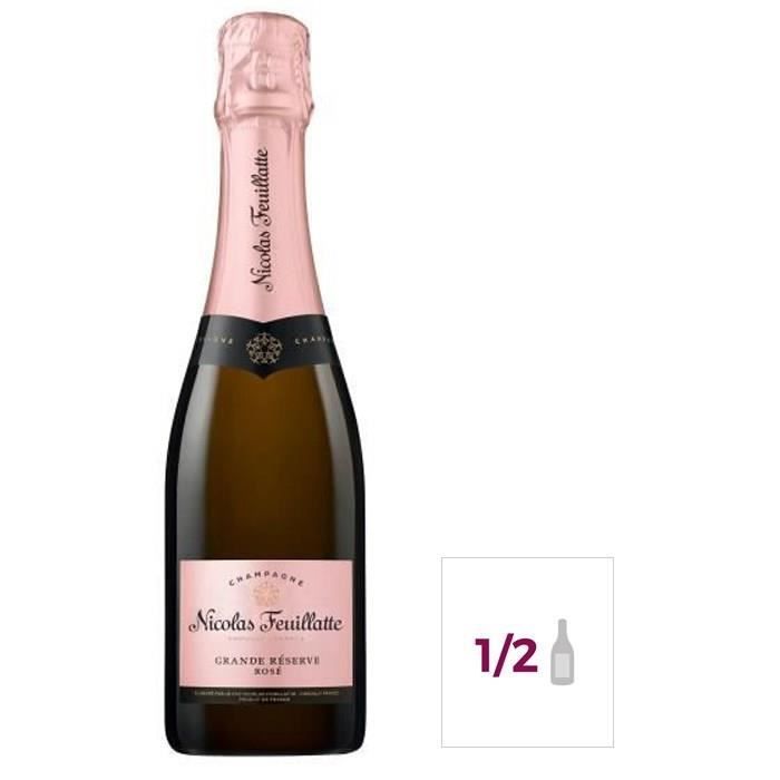 Nicolas Feuillatte Grande Réserve Champanhe Rosé - 37,5 cl
