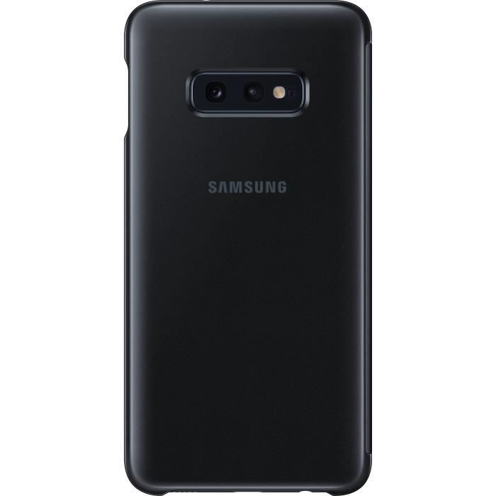 Samsung Clear View hoesje S10e - Zwart