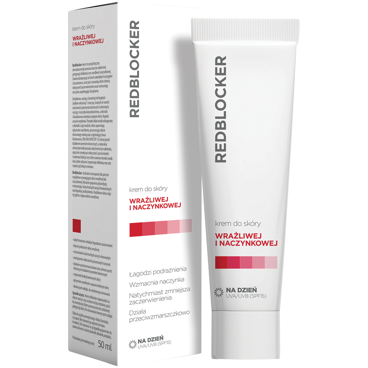 Cremă de zi Redblocker pentru piele sensibilă 50 ml